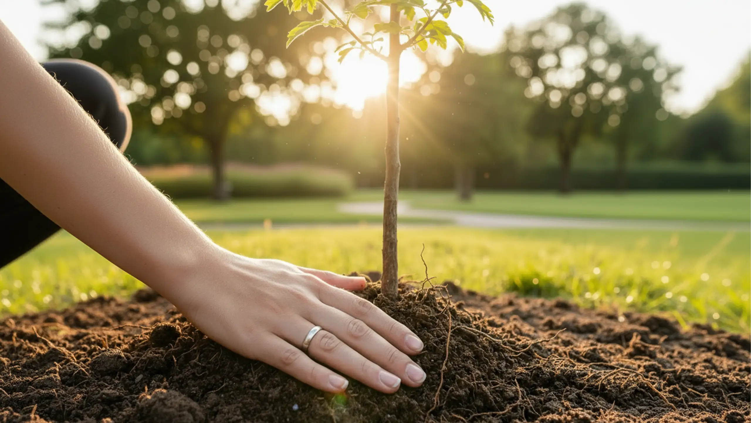 Baumfällung in Aktion